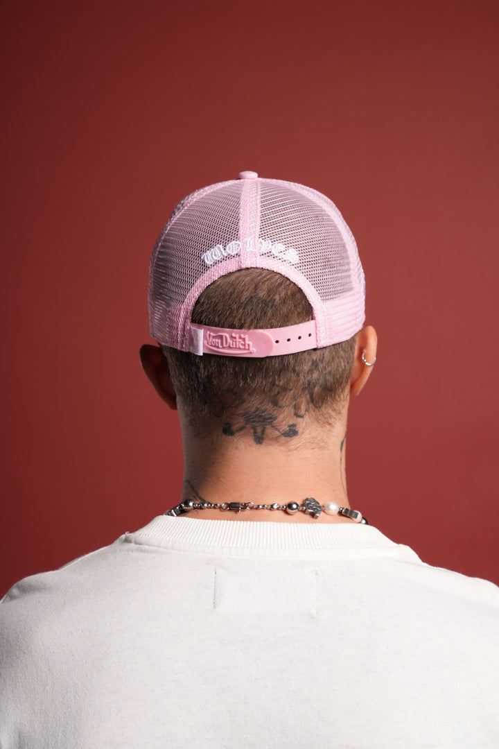 DSVD Collab Trucker Hat in DSVD Bubblegum Camo