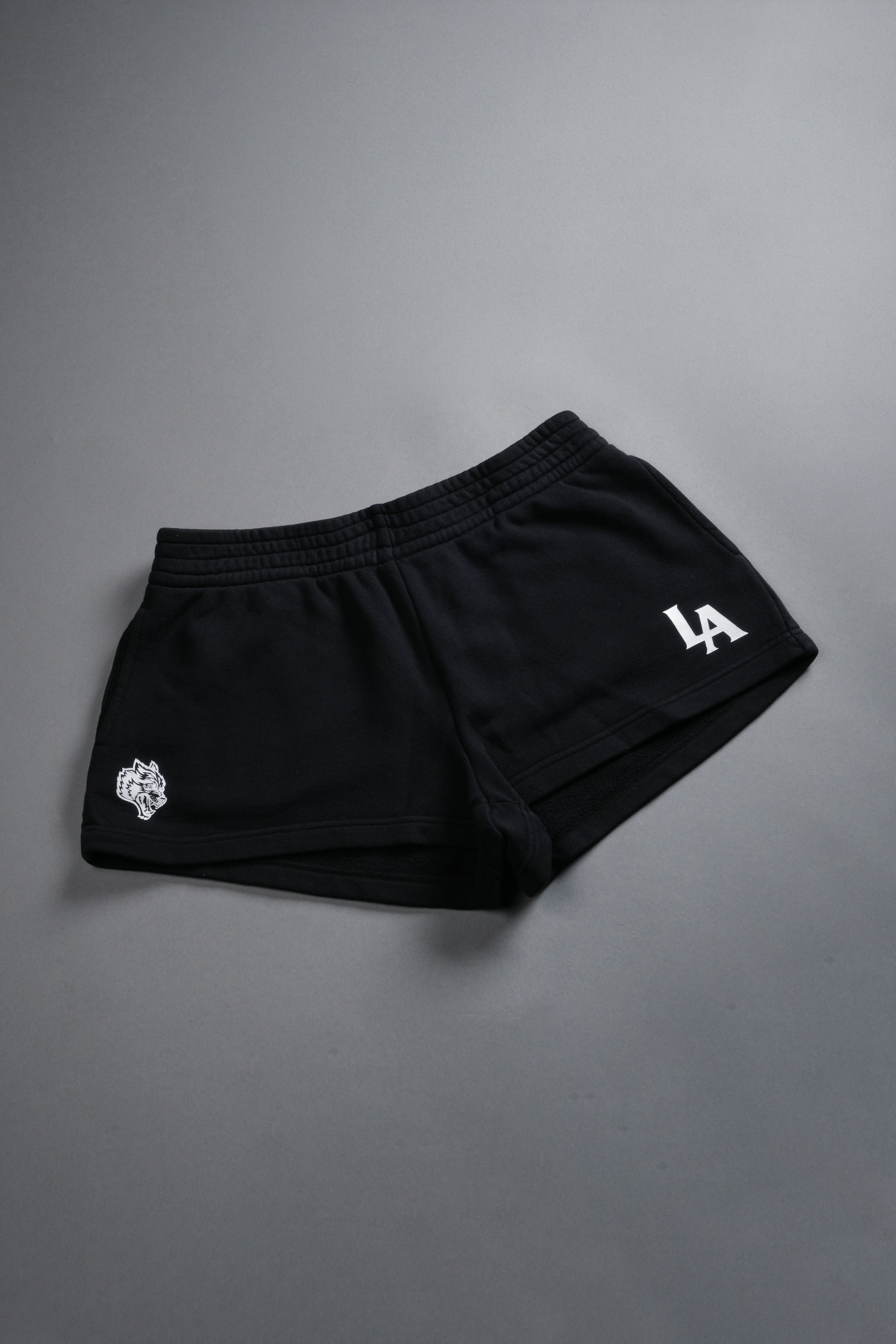 La Wolves V2 Ellie Sweat Shorts in Black