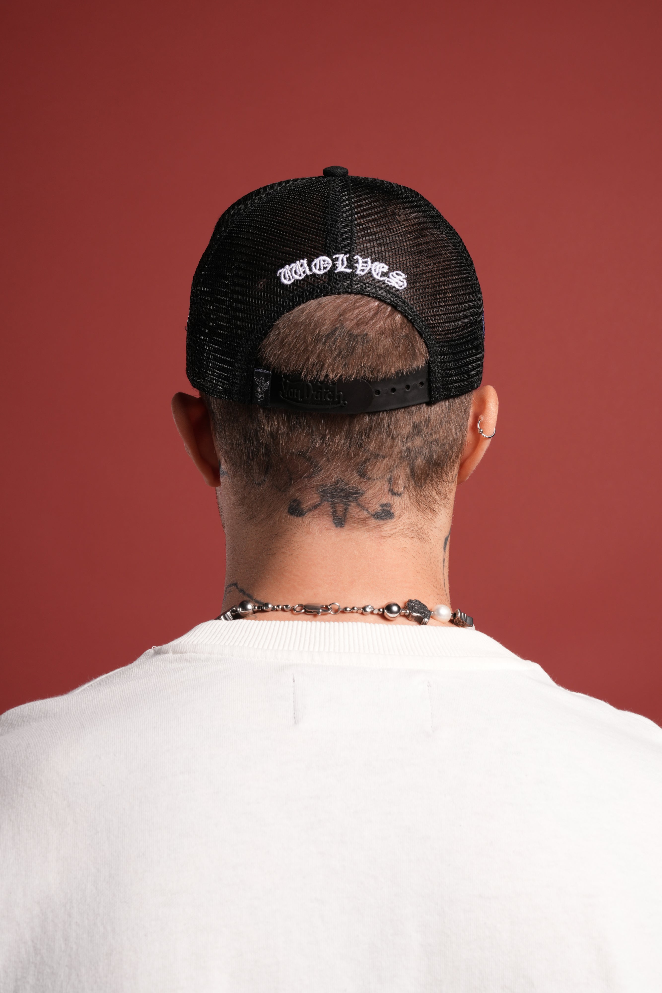 DSVD Collab Trucker Hat in Black Camo/Olive