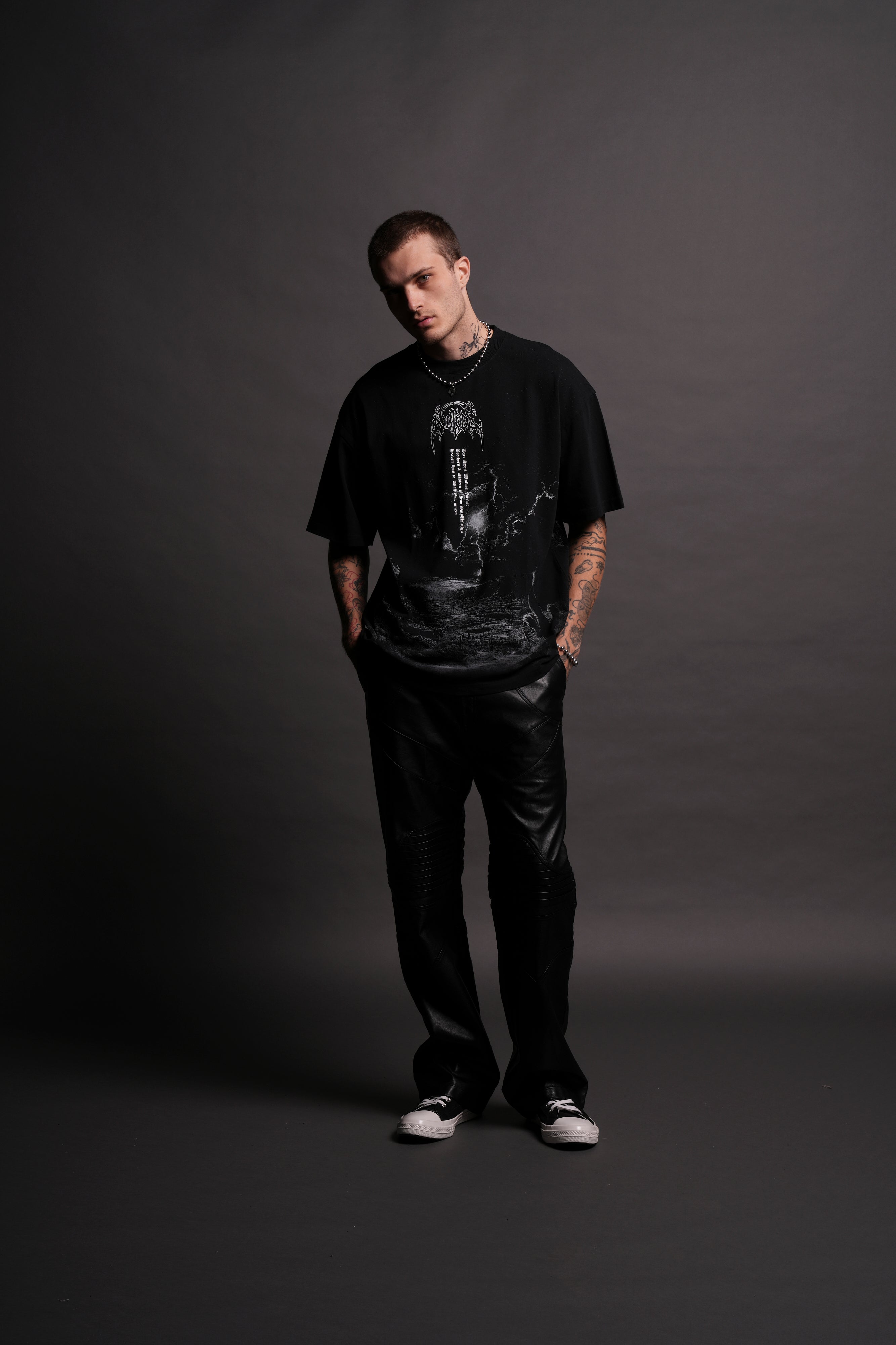 Our Path "Premium" Oversized Tee in Black