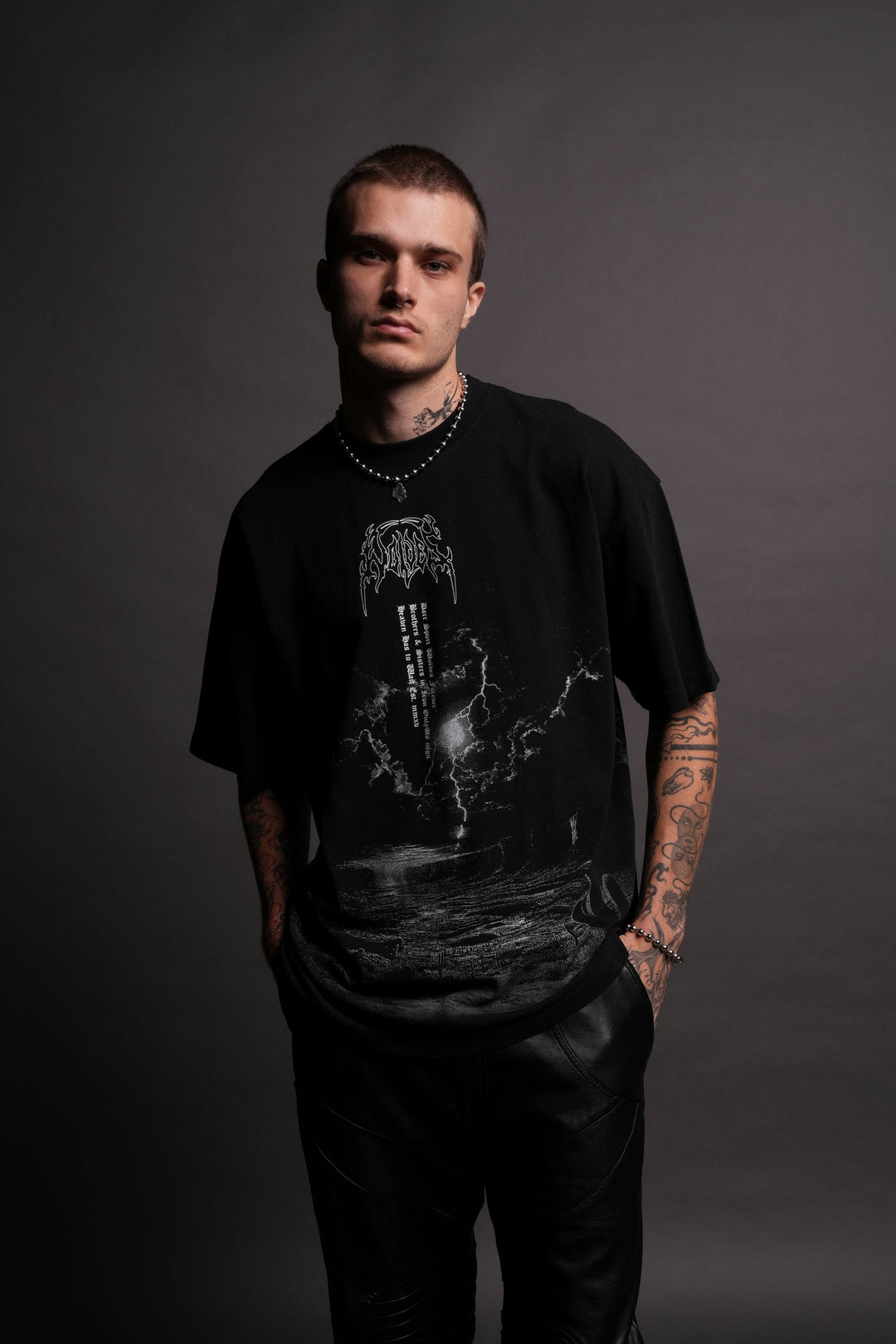 Our Path "Premium" Oversized Tee in Black