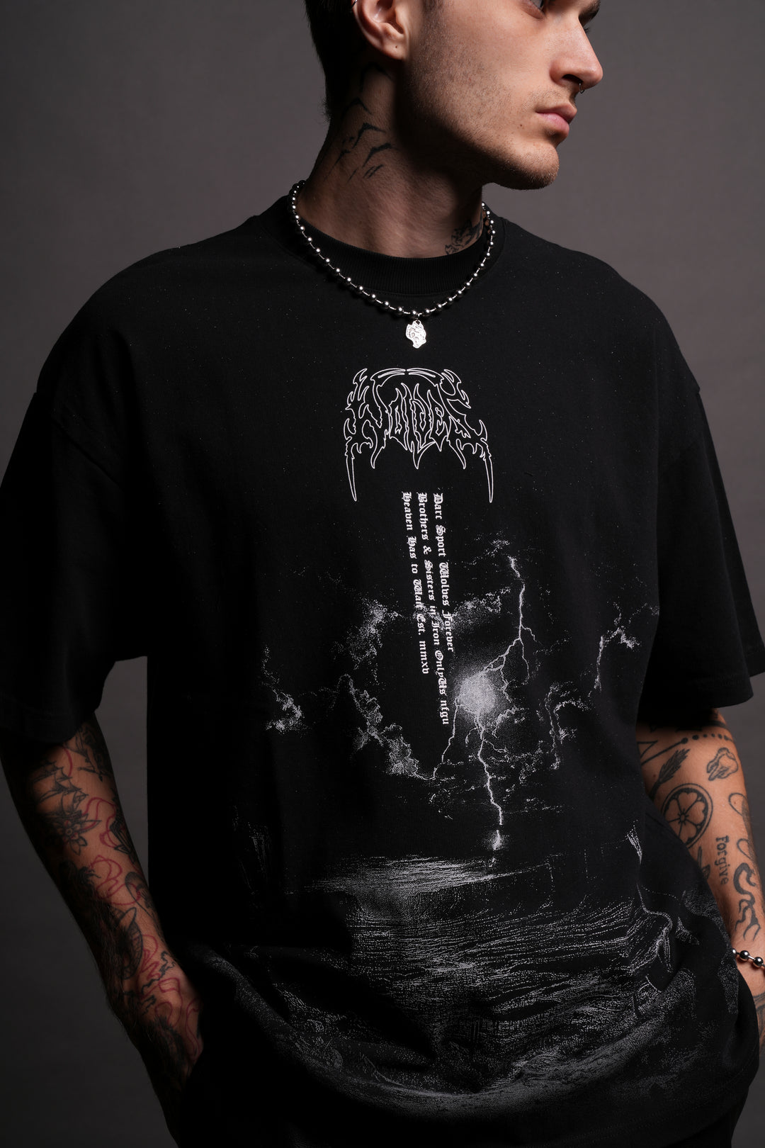 Our Path "Premium" Oversized Tee in Black