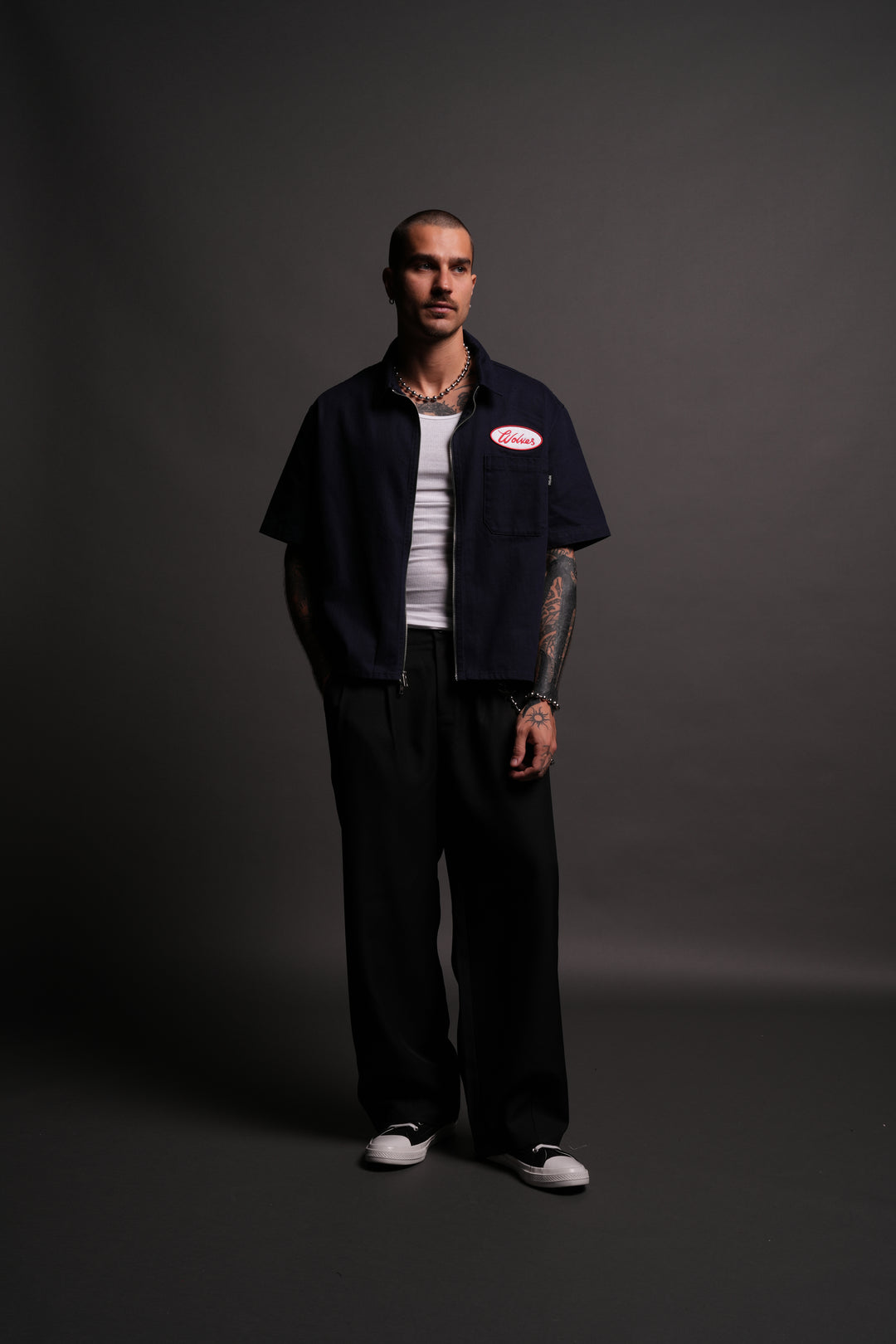 Our Lane Vince Shirt in Navy