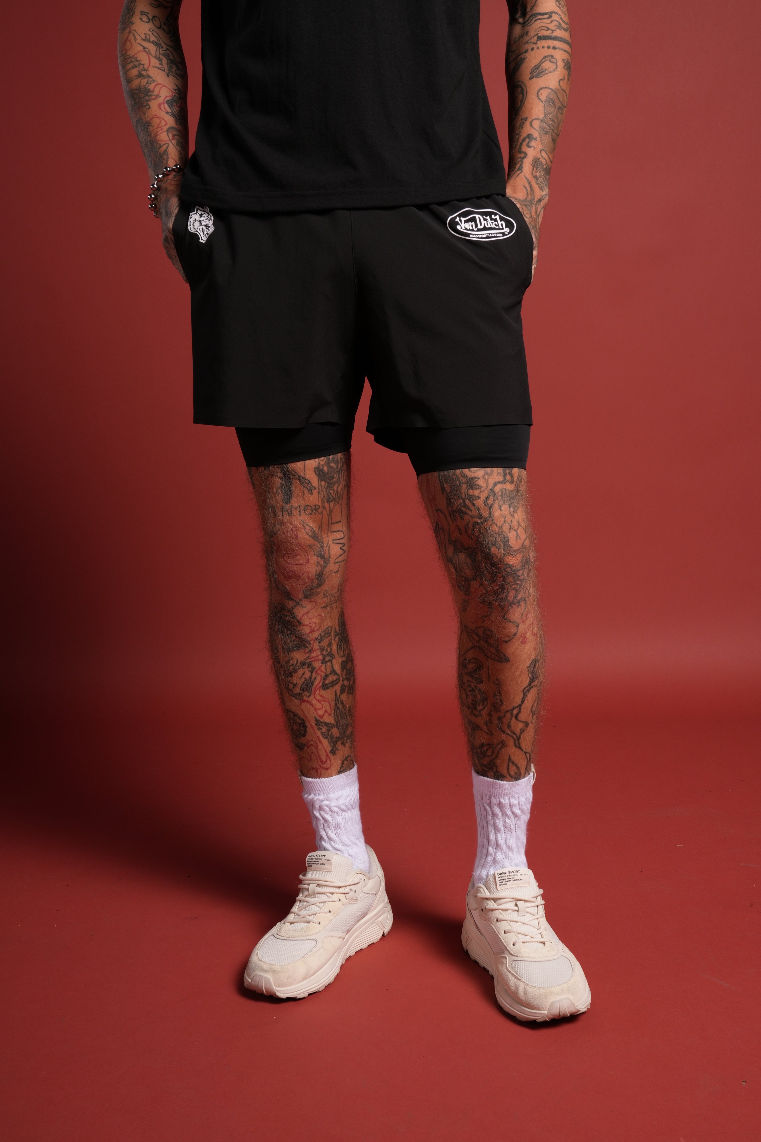 DSVD Legacy Compression Shorts in Black