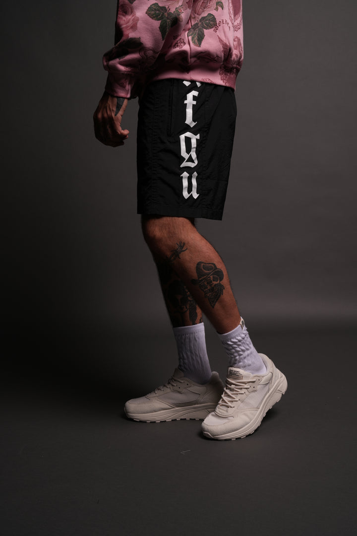 SSDDNFGU Remind Track Shorts in Black/Black