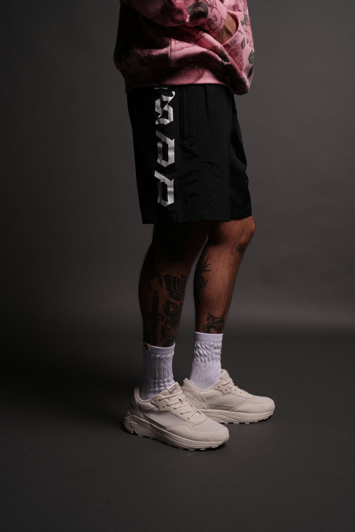 SSDDNFGU Remind Track Shorts in Black/Black