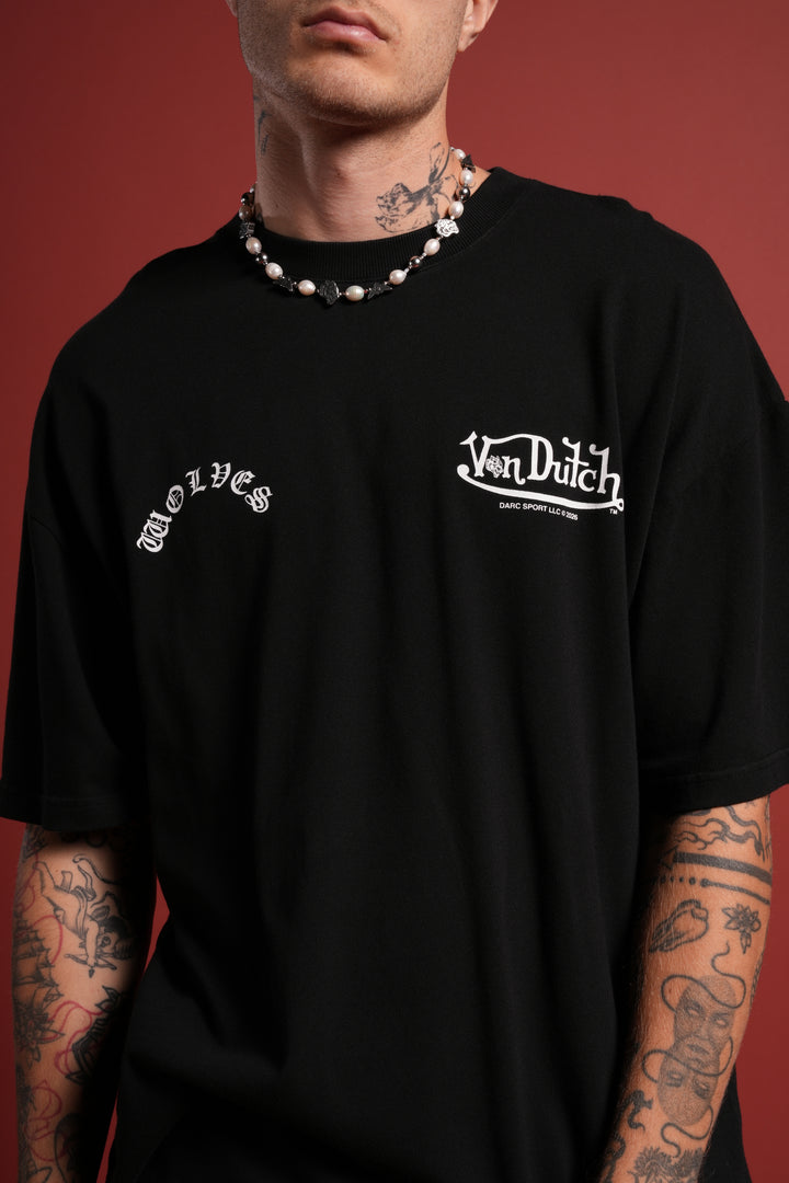 Von Darc Premium Oversized Tee in Black