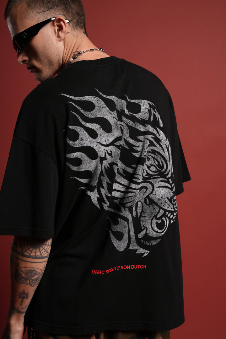 Von Darc Premium Oversized Tee in Black
