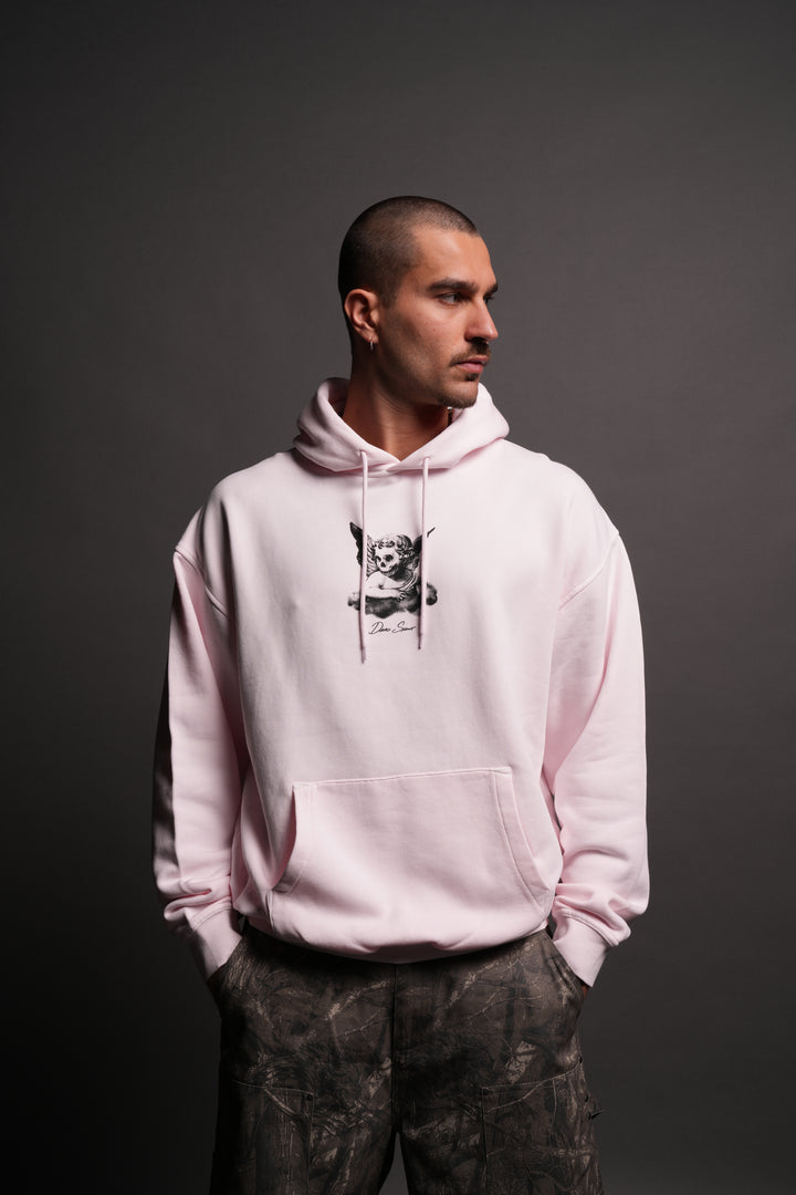 Watch Over Me "Bishop" Hoodie in Blush Pink