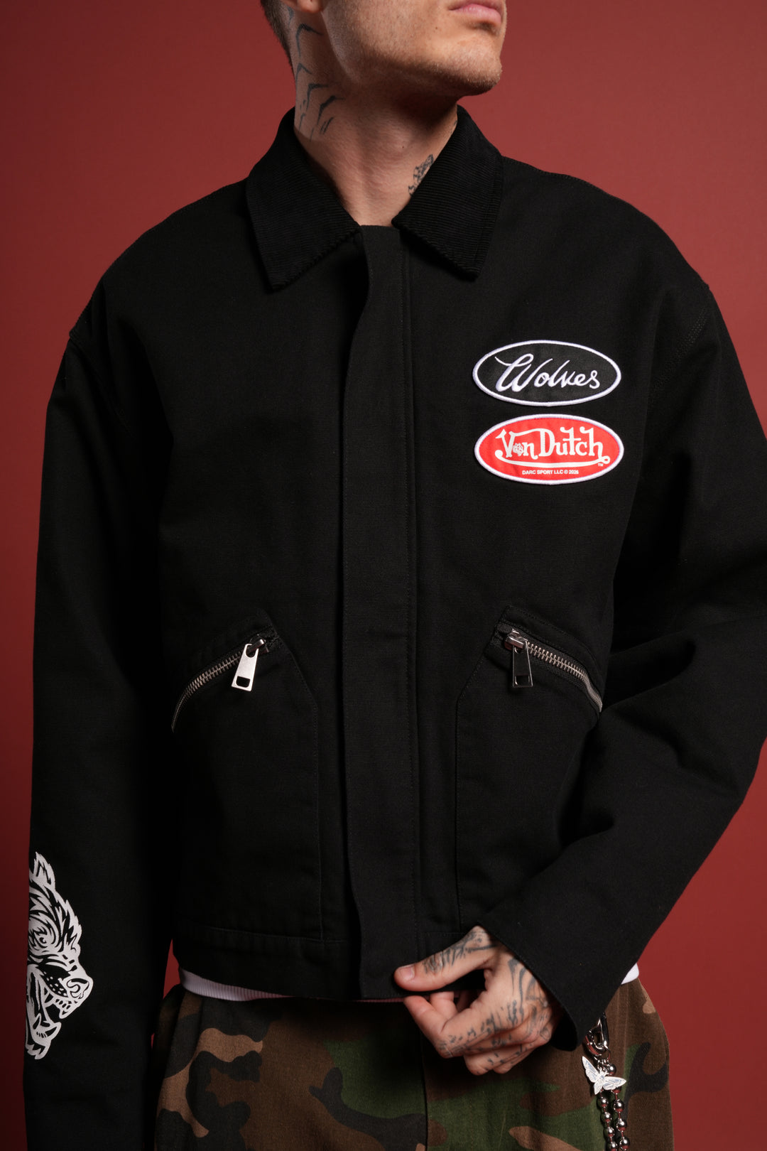 Rebel Heritage Earl Jacket in Black