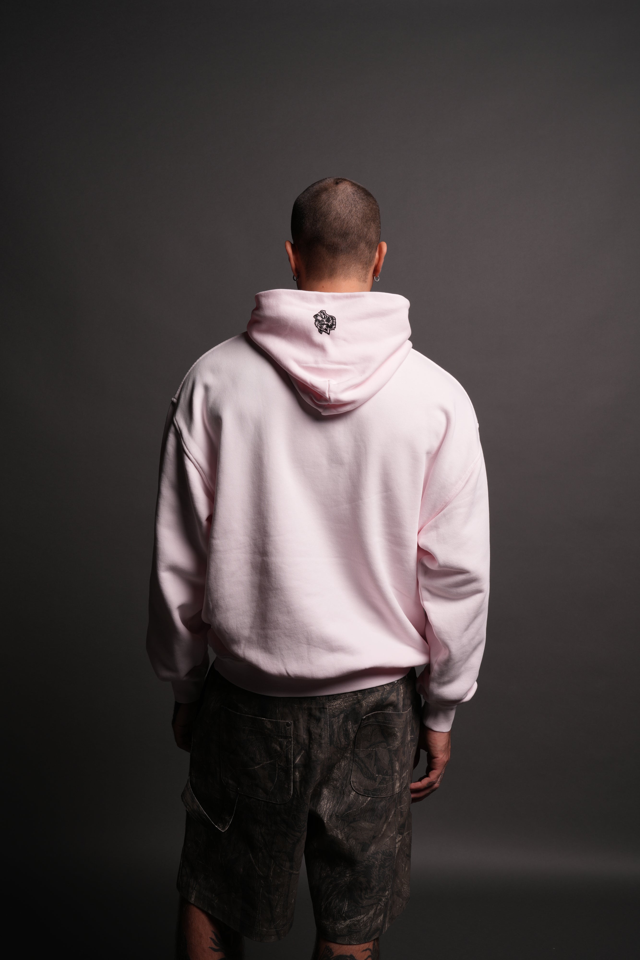 Watch Over Me "Bishop" Hoodie in Blush Pink