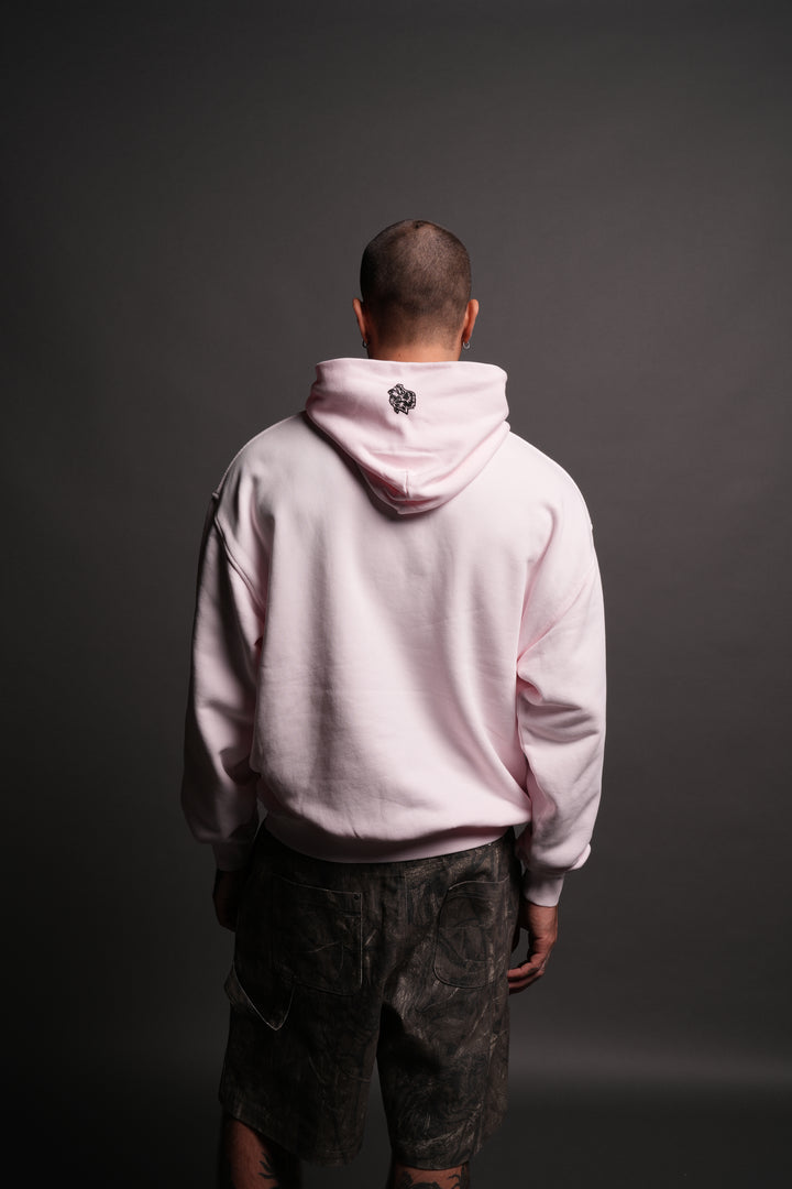 Watch Over Me "Bishop" Hoodie in Blush Pink