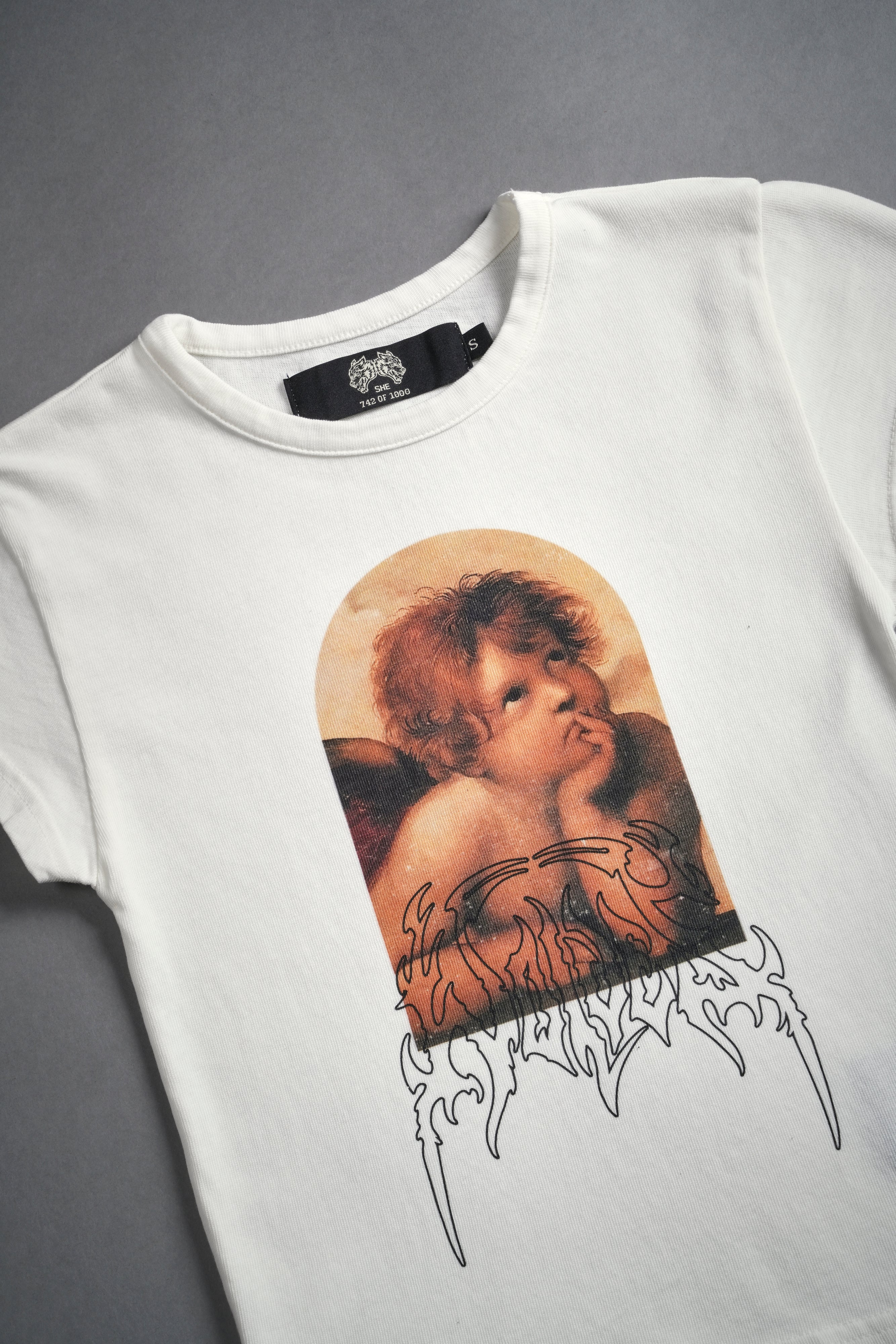Above "Baby" Tee in Cream