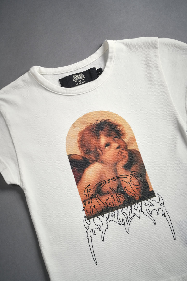 Above "Baby" Tee in Cream