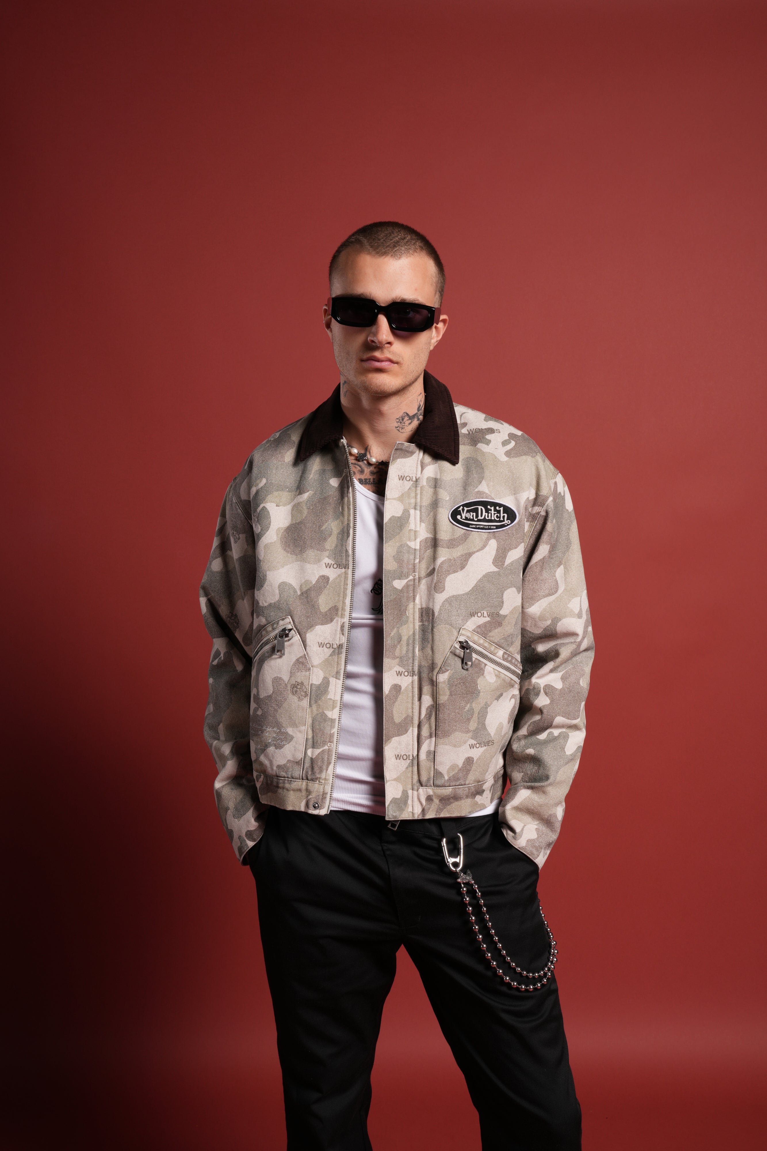 VD Chopper Earl Jacket in DSVD Green Camo – DarcSport