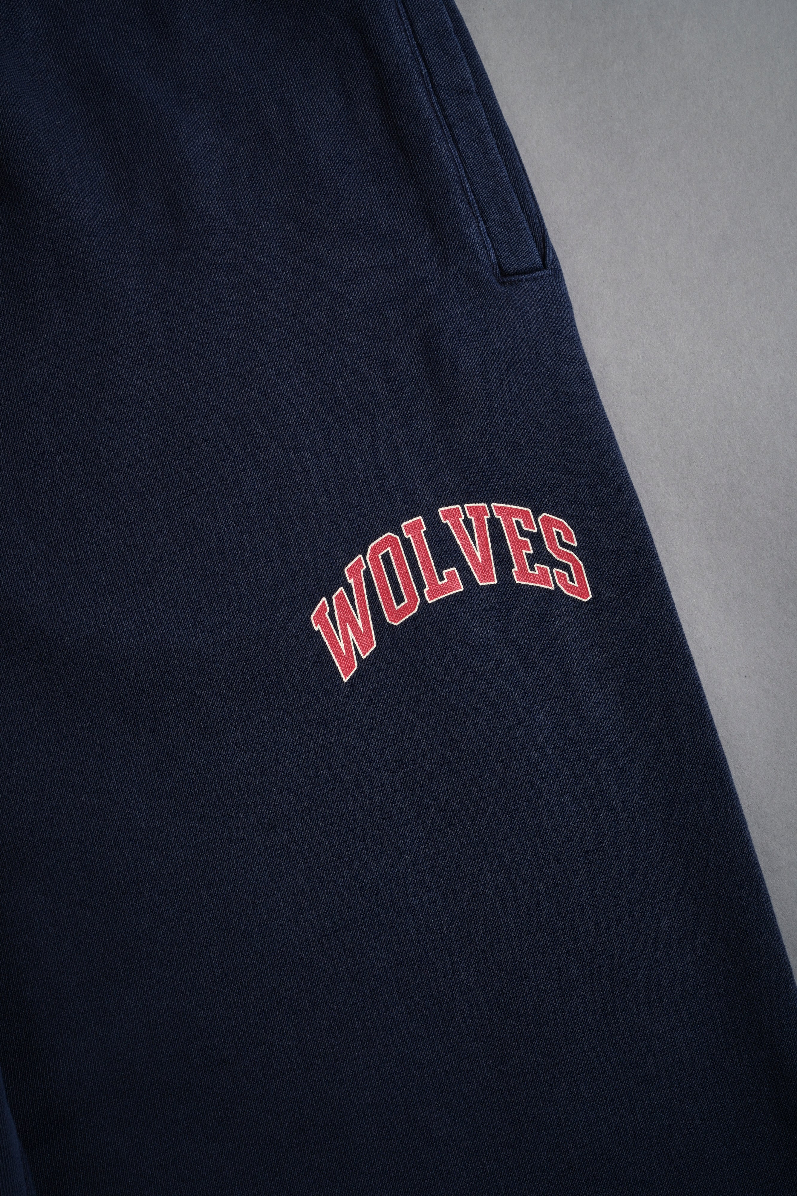 Loyal Wolf She Post Lounge Sweats in Navy/Maroon