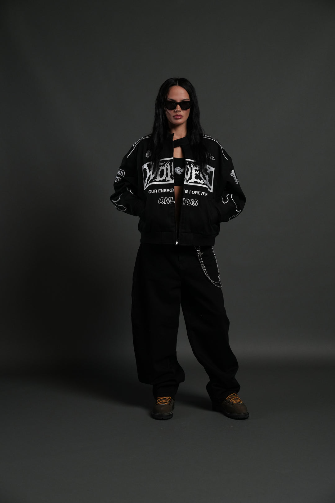 Ride The Fire V2 Gordon Racing Jacket in Black