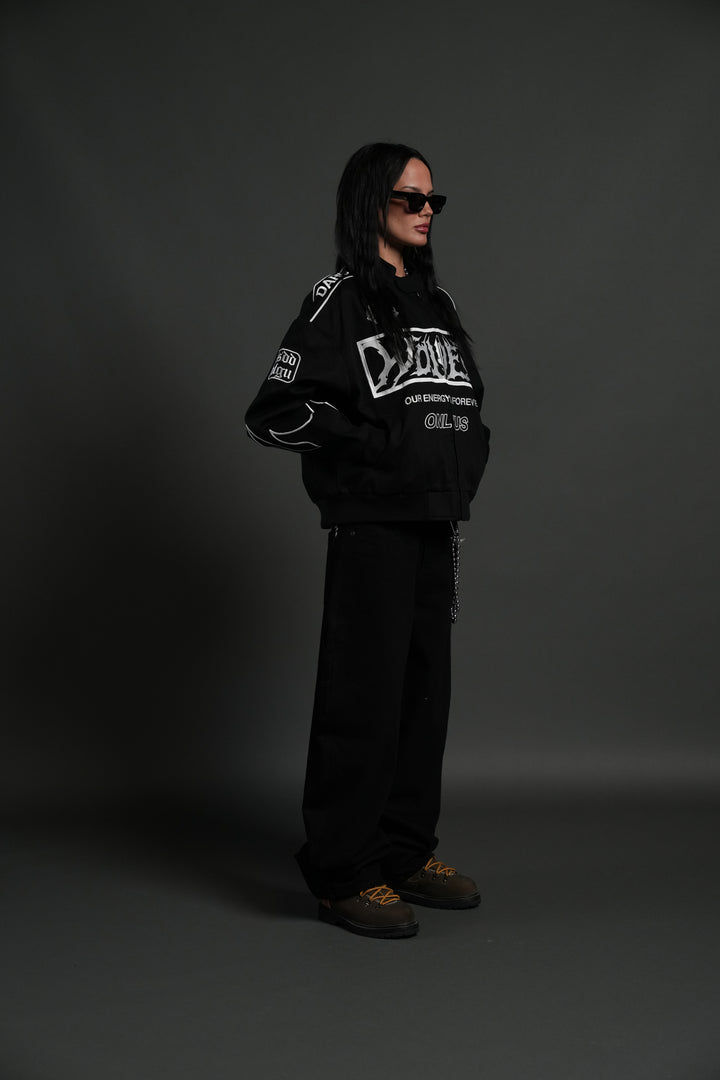 Ride The Fire V2 Gordon Racing Jacket in Black