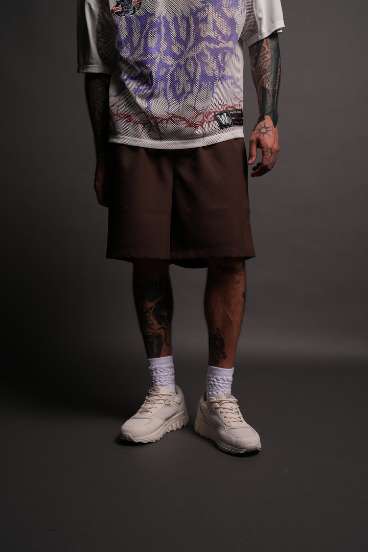 Wolf Chopper Armando Shorts in Brown