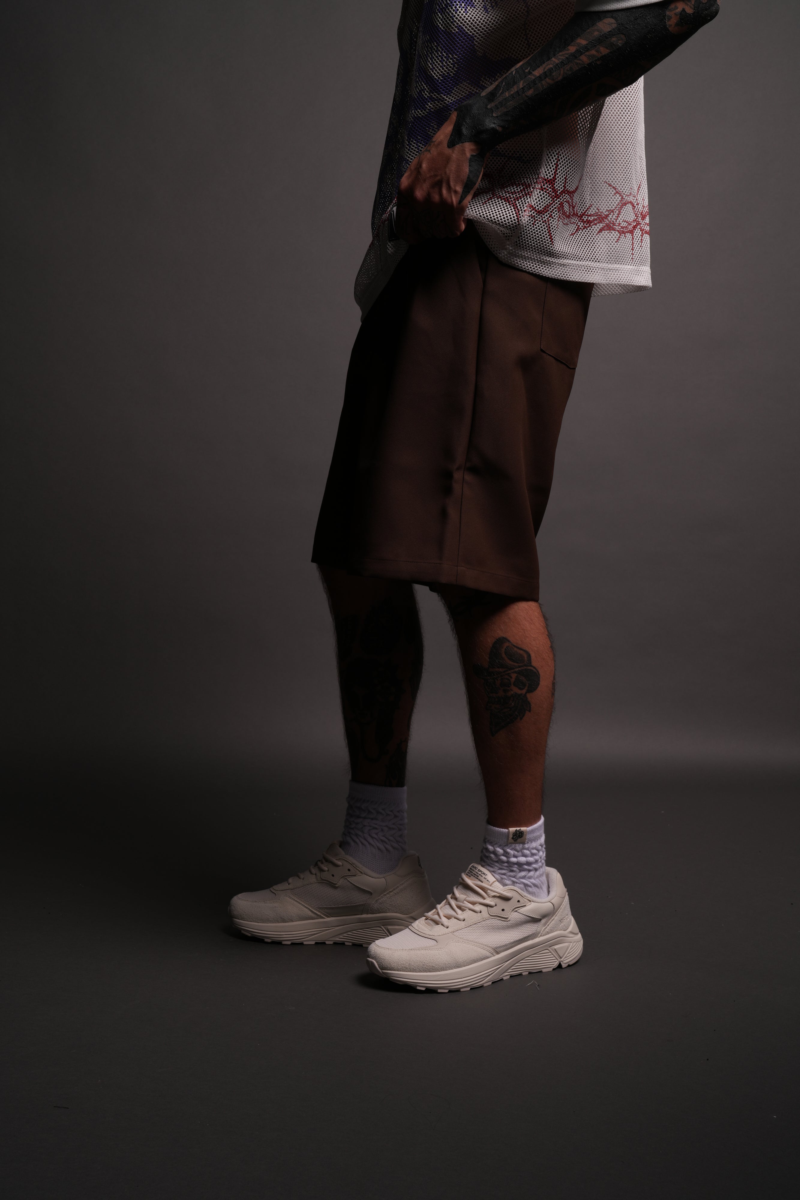 Wolf Chopper Armando Shorts in Brown
