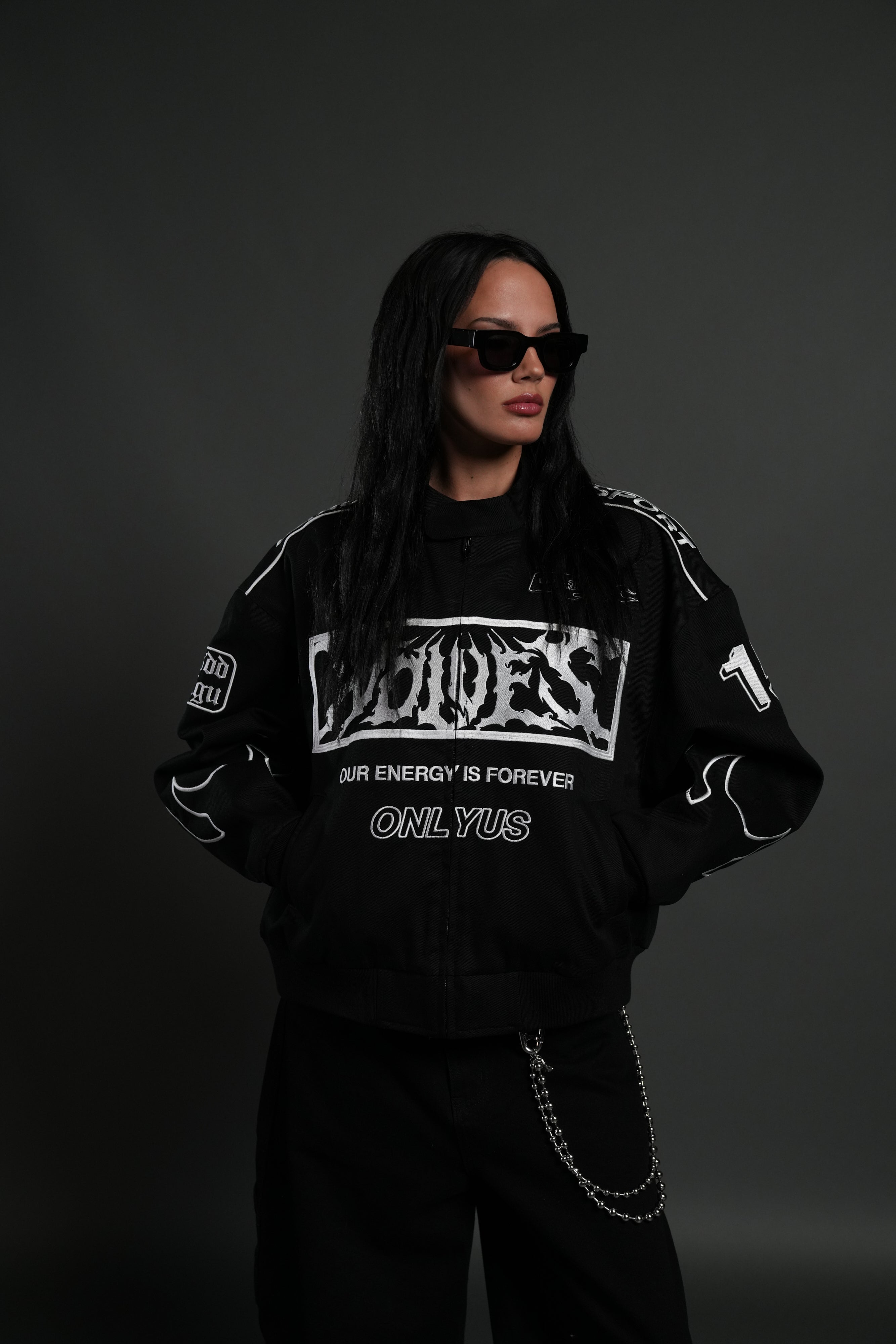 Ride The Fire V2 Gordon Racing Jacket in Black