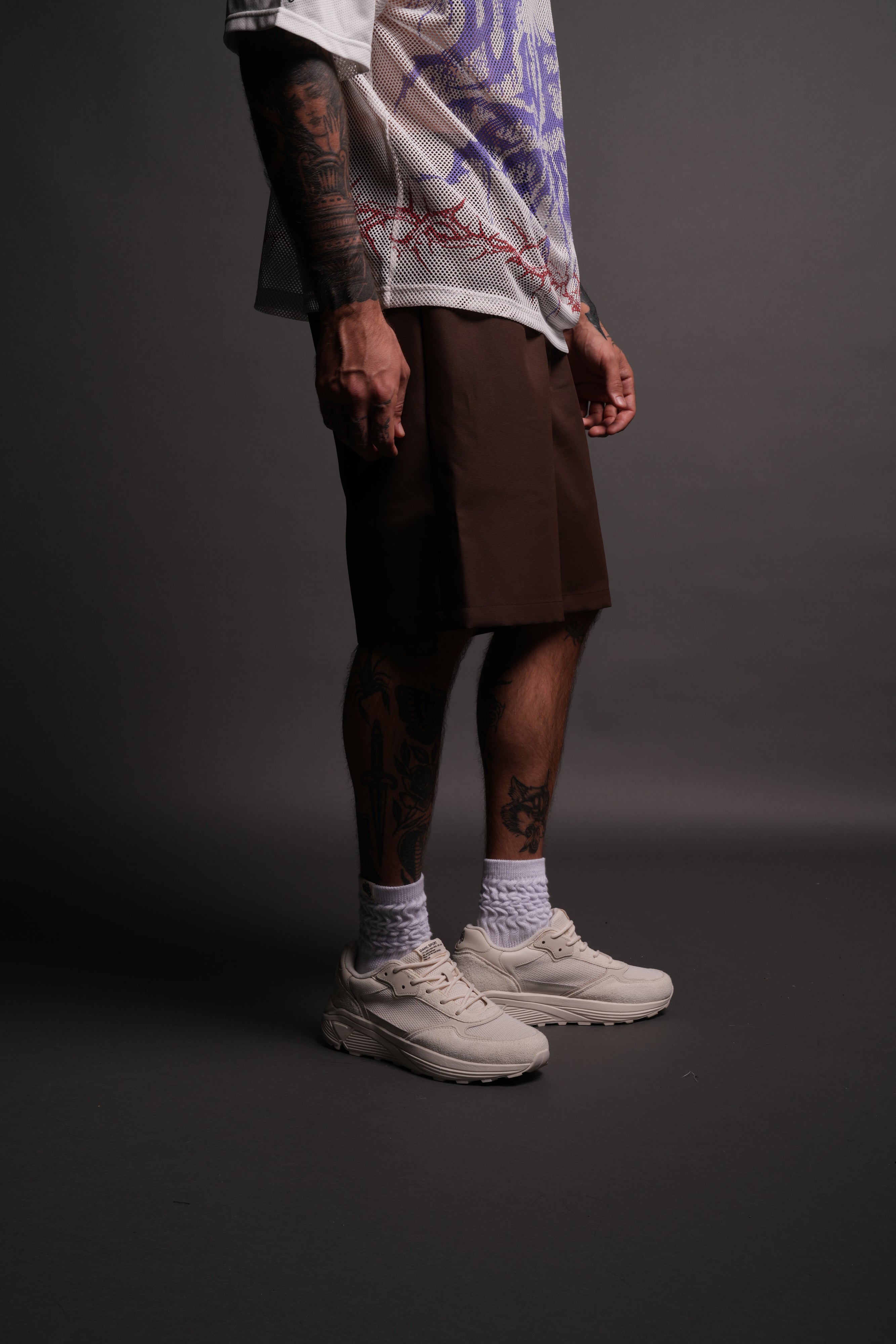 Wolf Chopper Armando Shorts in Brown