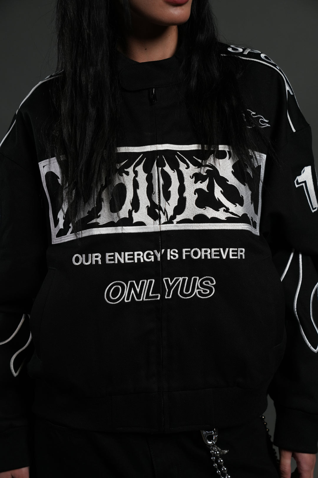 Ride The Fire V2 Gordon Racing Jacket in Black