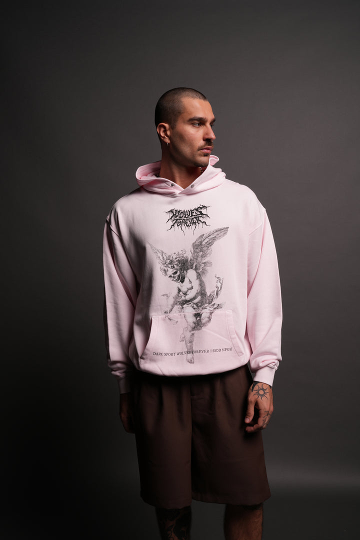 Life From Death "Pierce" Hoodie in Blush Pink