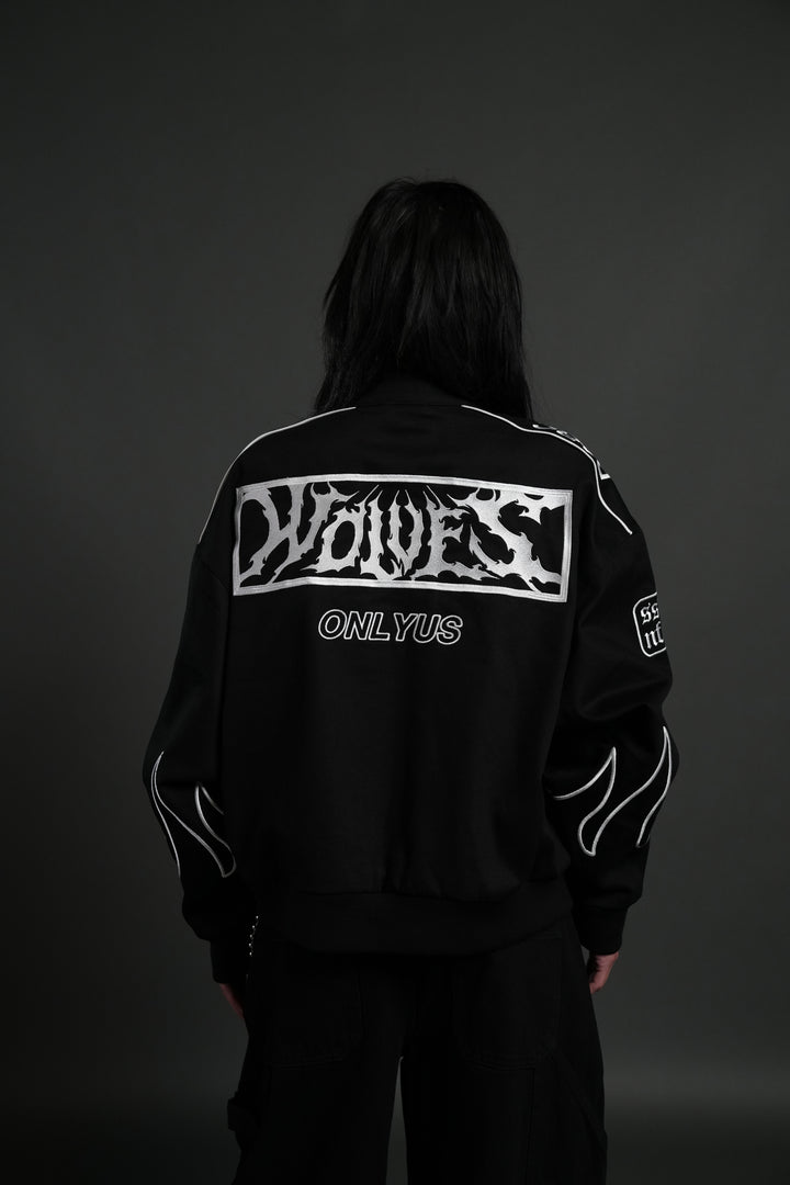 Ride The Fire V2 Gordon Racing Jacket in Black