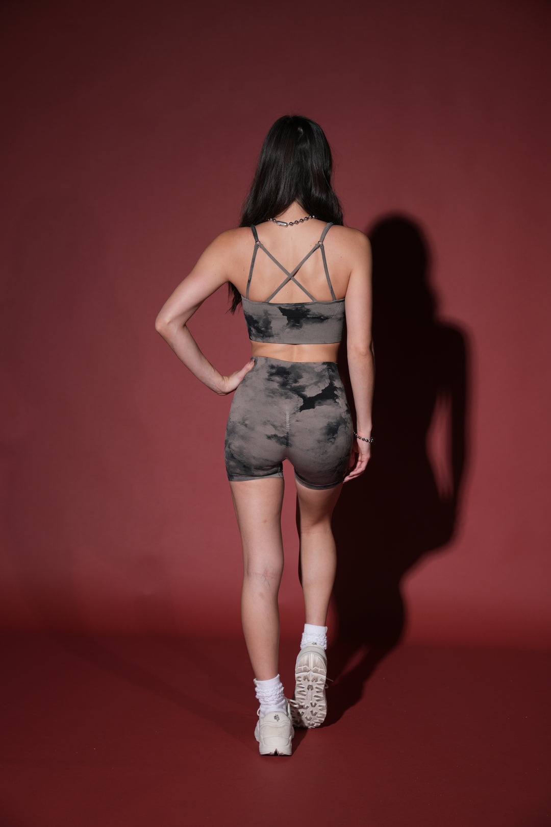 Single "Everson Seamless" Huxley Bra in Taupe Ghost Clouds