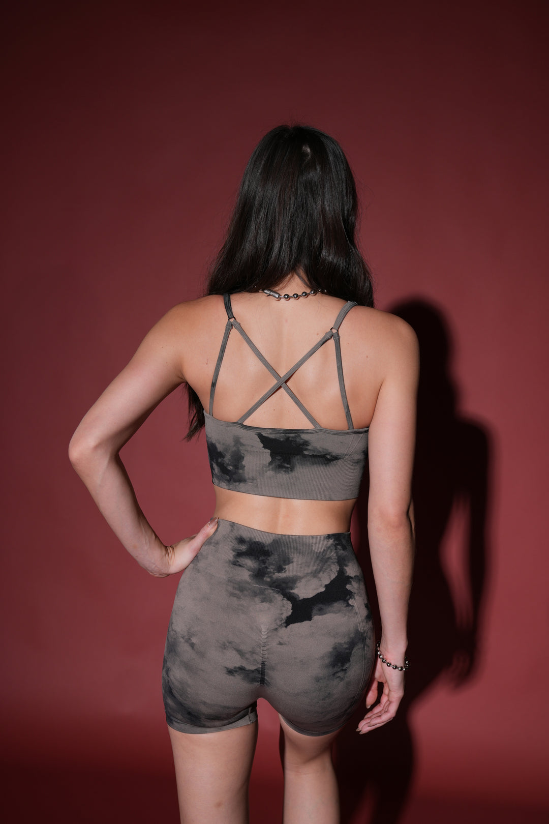 Single "Everson Seamless" Huxley Bra in Taupe Ghost Clouds