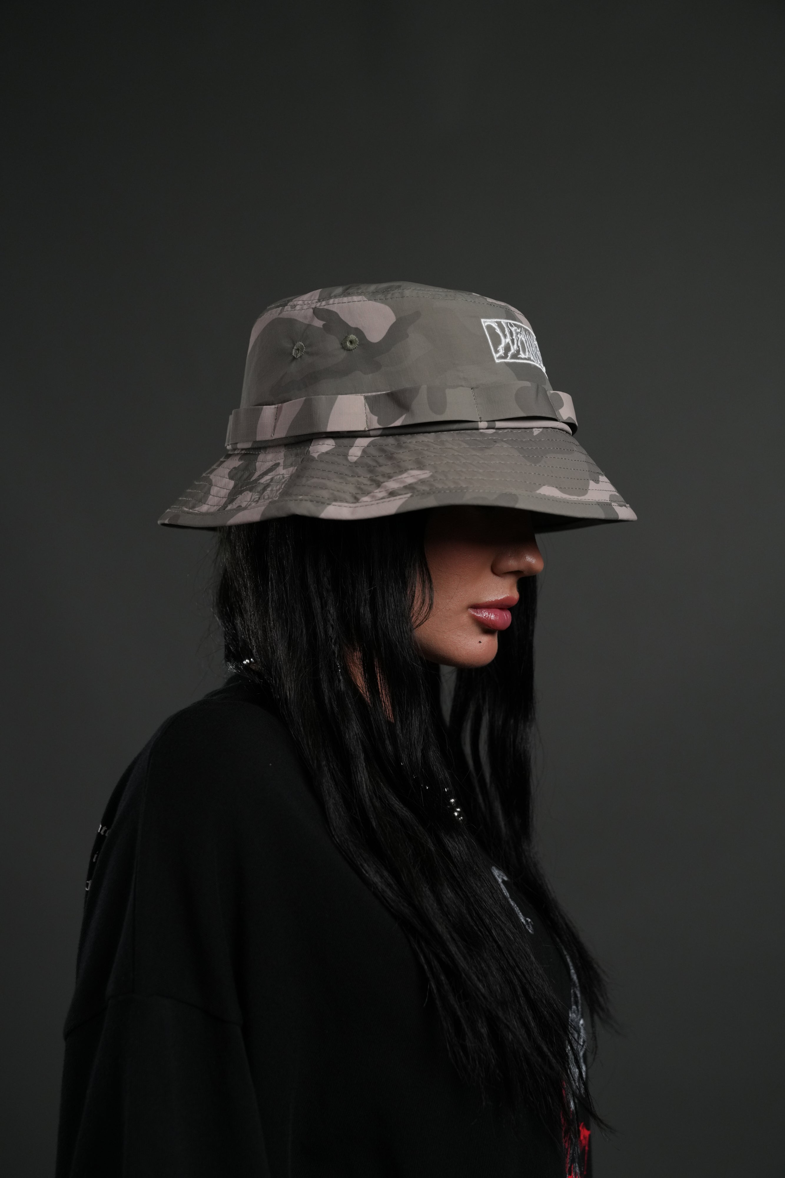 Ride the Fire Boonie Bucket Hat in Lush Vintage Woodland Camo