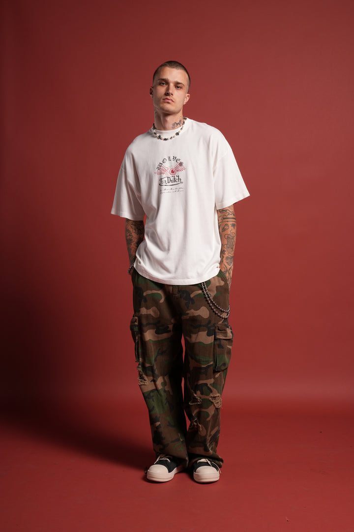 DSVD NFGU Premium Oversized Tee in Cream