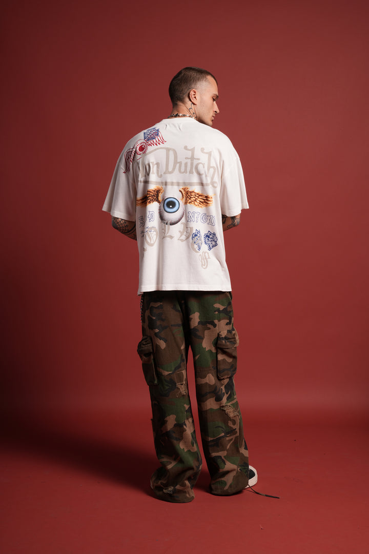 DSVD NFGU Premium Oversized Tee in Cream