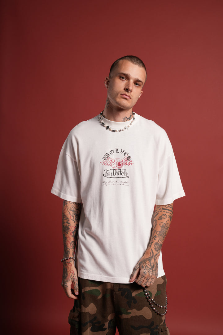 DSVD NFGU Premium Oversized Tee in Cream