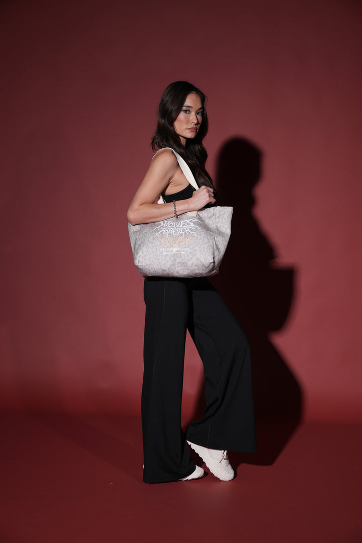 Iron Pack Mini Tote Bag in Clay Leopard