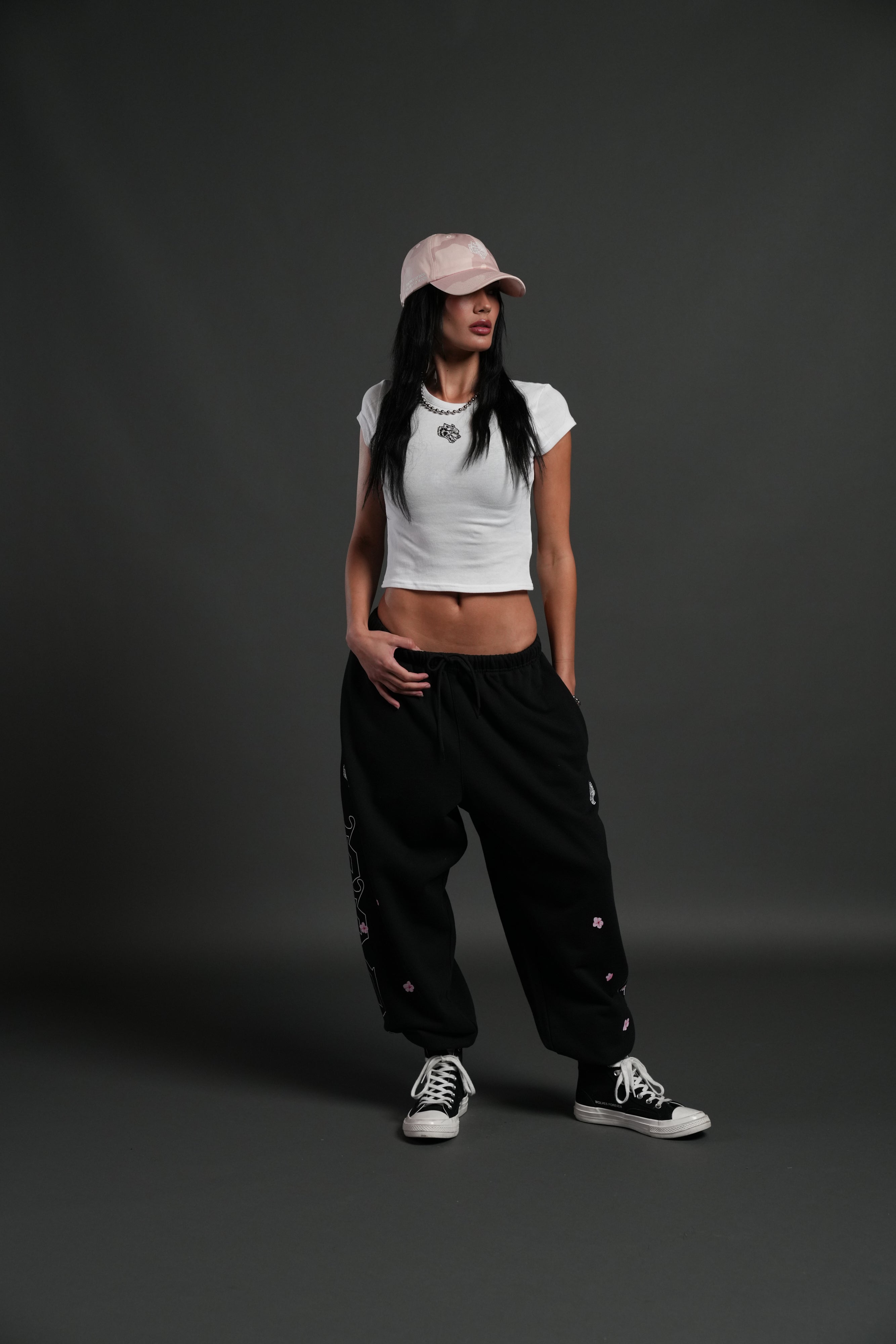 Moth Flames V2 "Baby" Tee in White