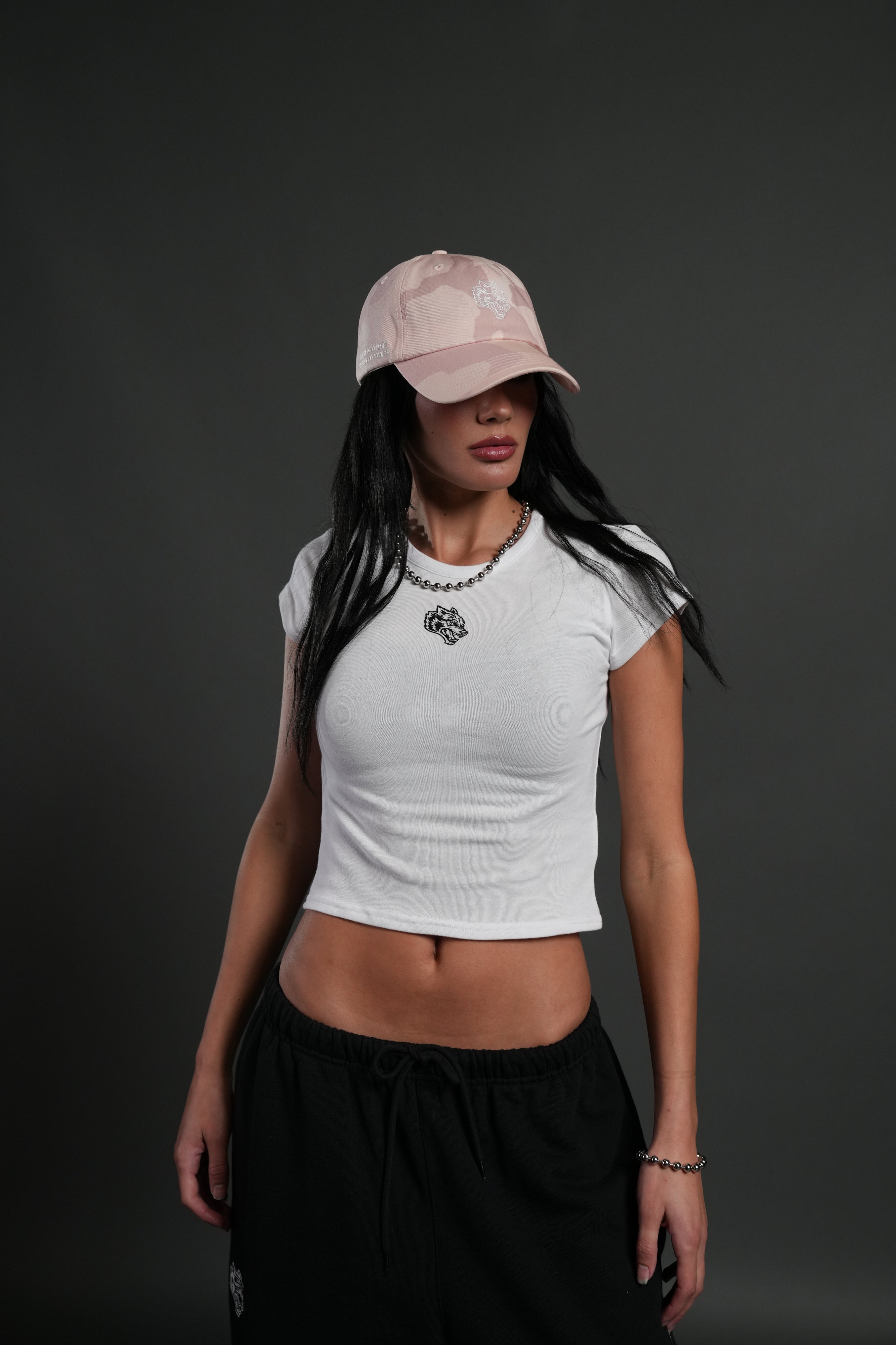 Moth Flames V2 "Baby" Tee in White