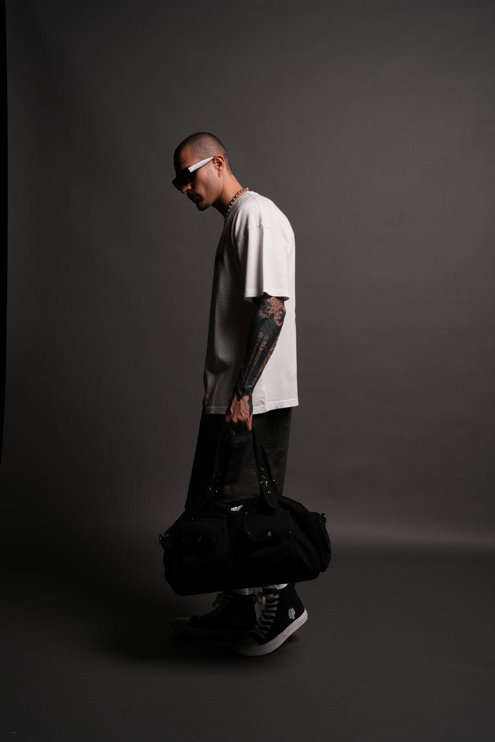 Our Mantra Duffle Shoulder Bag in Black