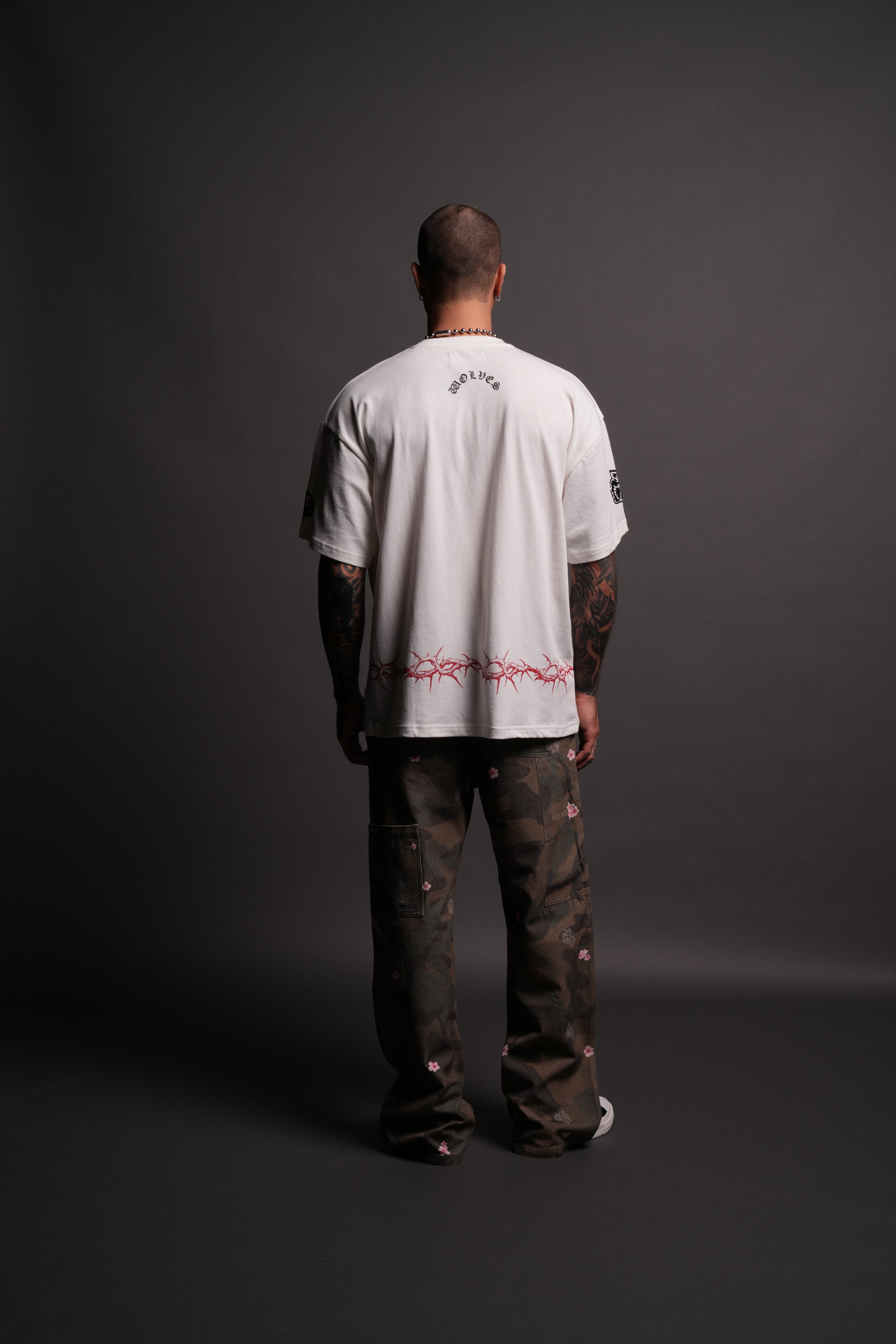 Drip Hesh "Premium" Oversized Tee in Cream