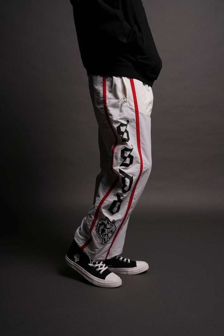 SSDDNFGU Forever Remind Track Pants in Off-White