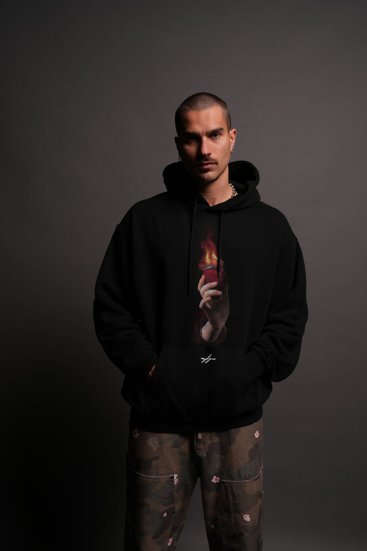 Corazon Sagrado "Bishop" Hoodie in Black