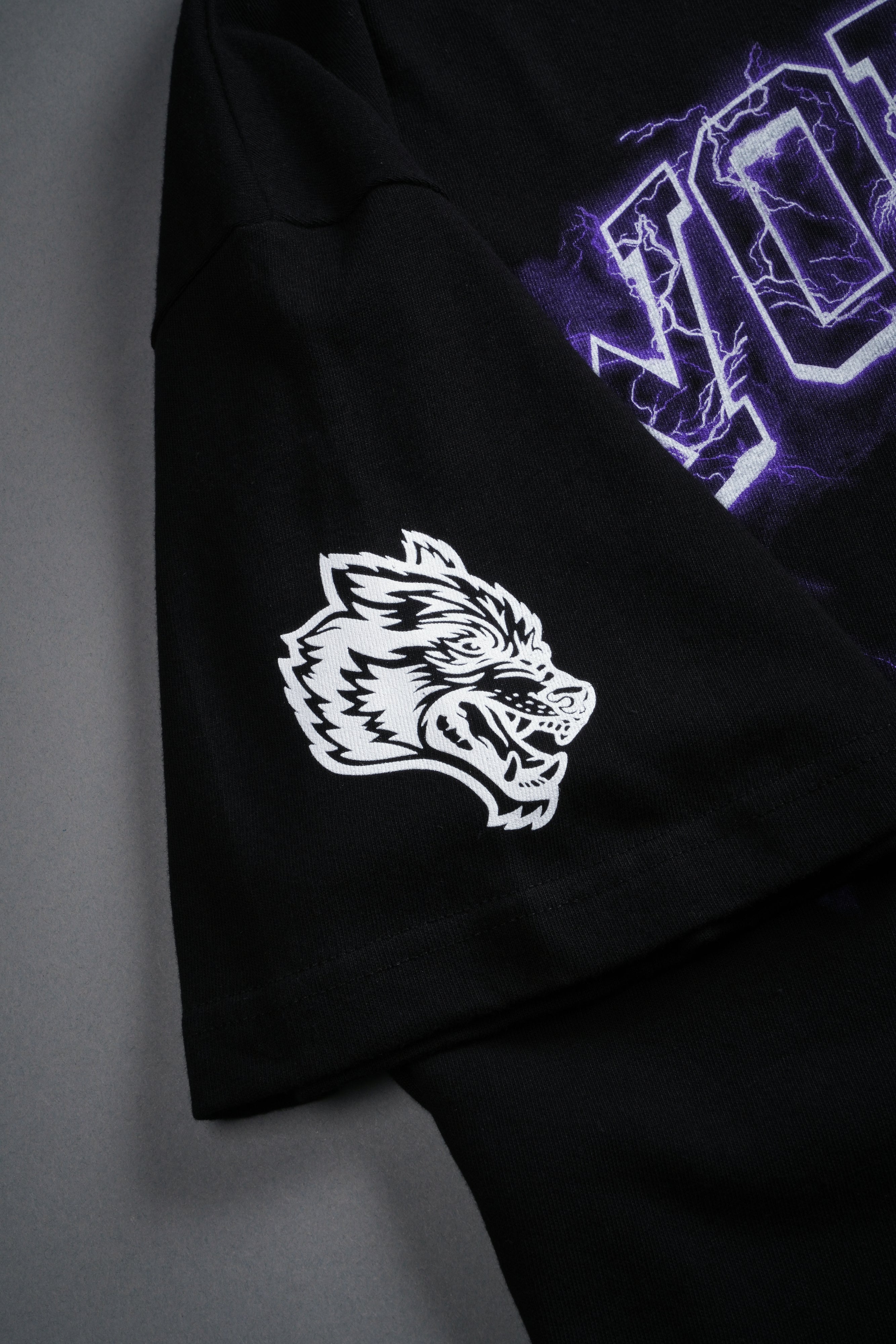 Blood Thunder Premium Oversized Tee in Black