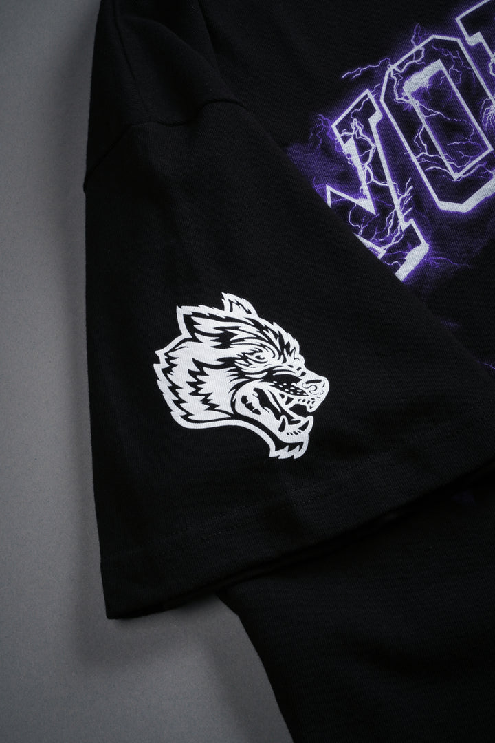 Blood Thunder Premium Oversized Tee in Black