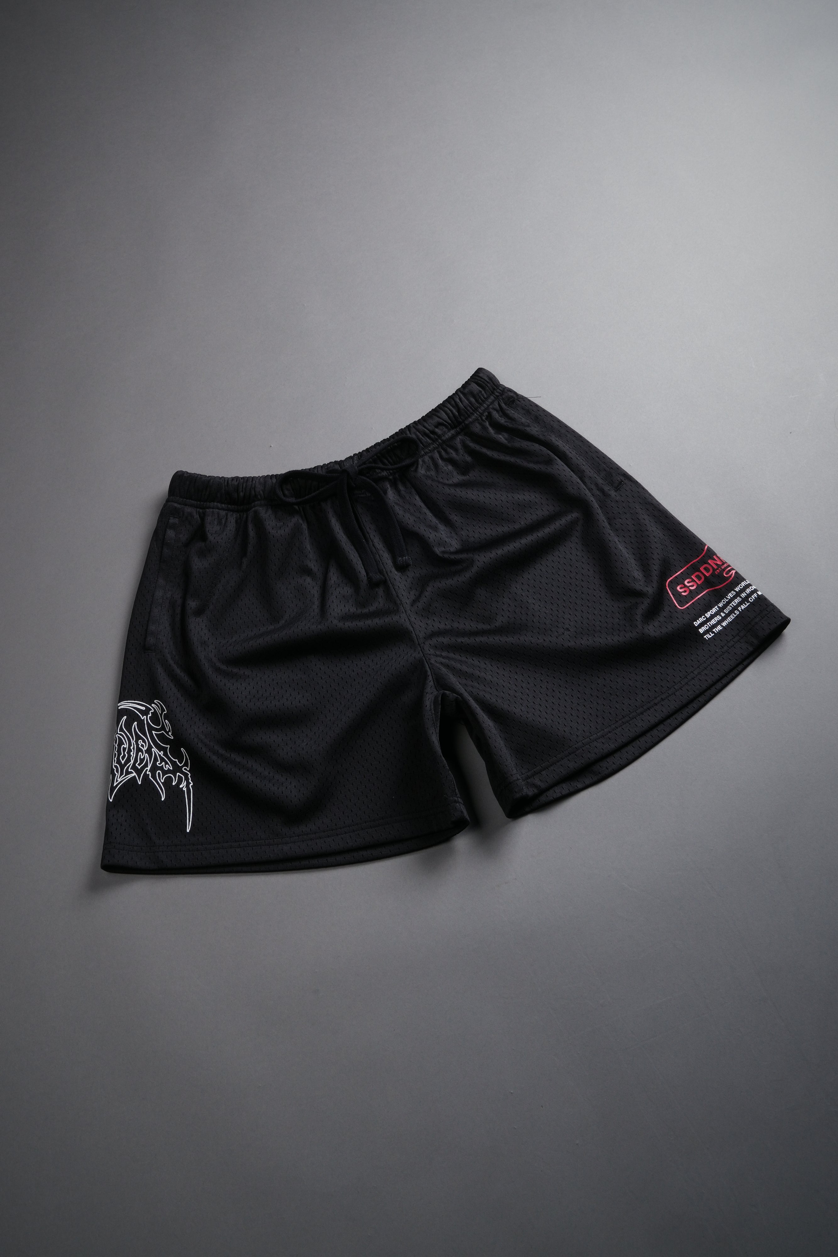 Shadow Hesh Mesh Shorts in Black