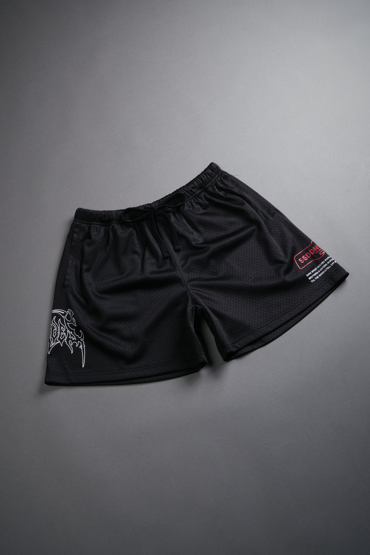 Shadow Hesh Mesh Shorts in Black