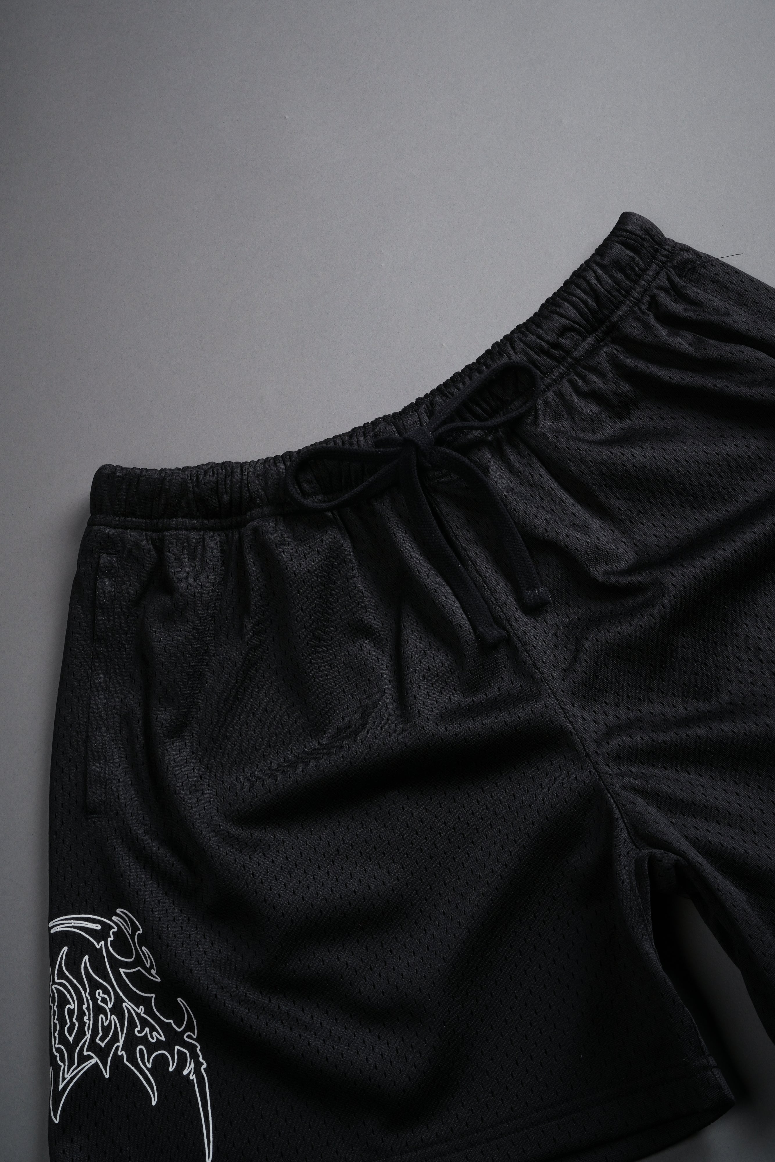 Shadow Hesh Mesh Shorts in Black