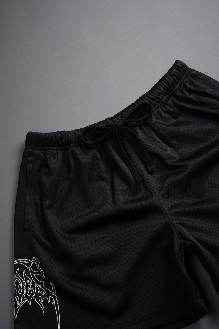 Shadow Hesh Mesh Shorts in Black