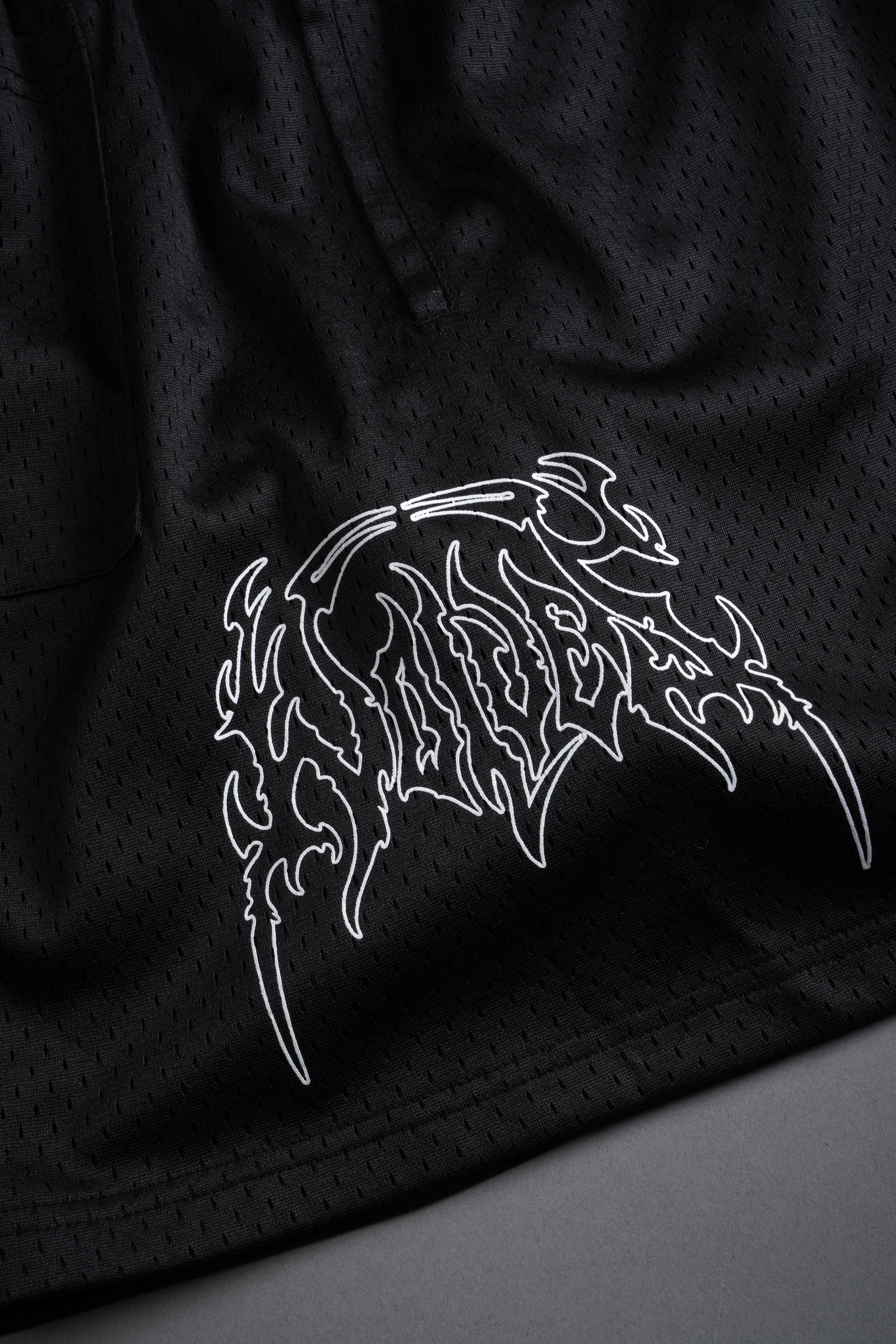 Shadow Hesh Mesh Shorts in Black