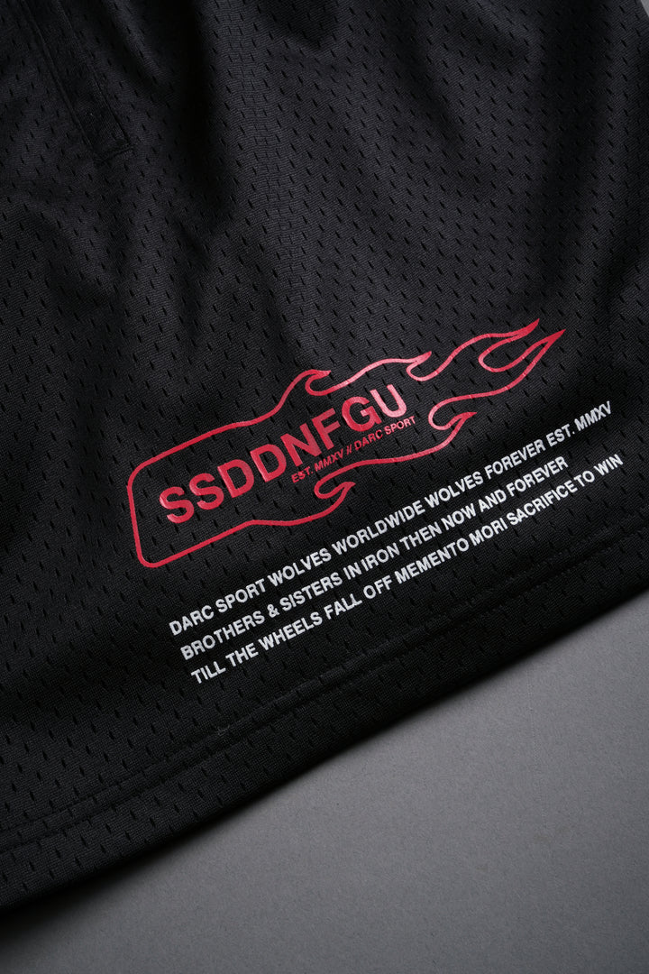 Shadow Hesh Mesh Shorts in Black